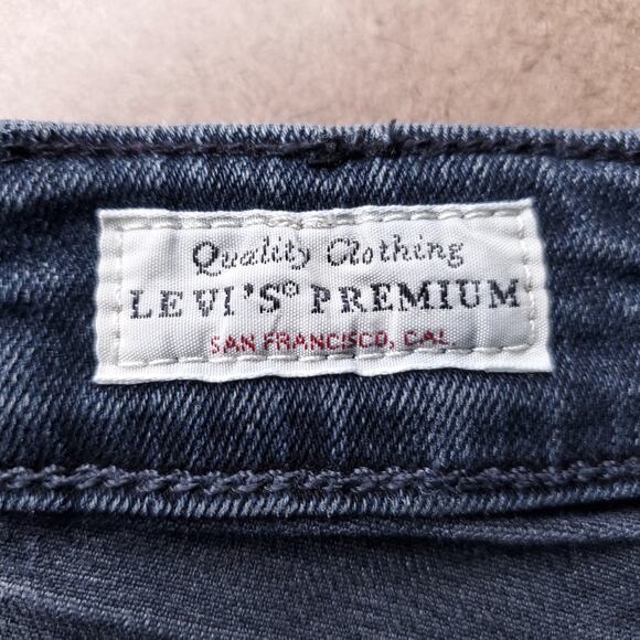 Levi's Premium 511 Jeans Men 32/34 Dark Blue Slim Fit Straight Leg Modern Casual - Picture 10 of 15